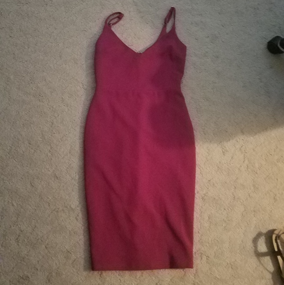 Lulus dress magenta pink xsmall